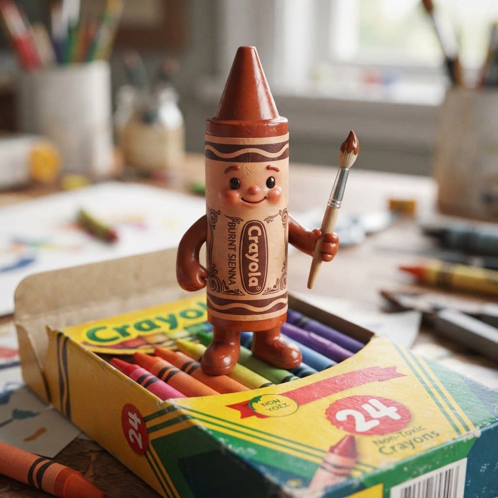 Burnt Sienna (The Neglected Crayon)