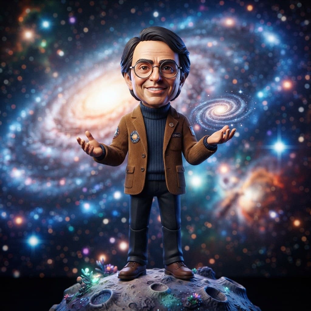 Carl Sagan (Cosmic Poet of the Pale Blue Dot)