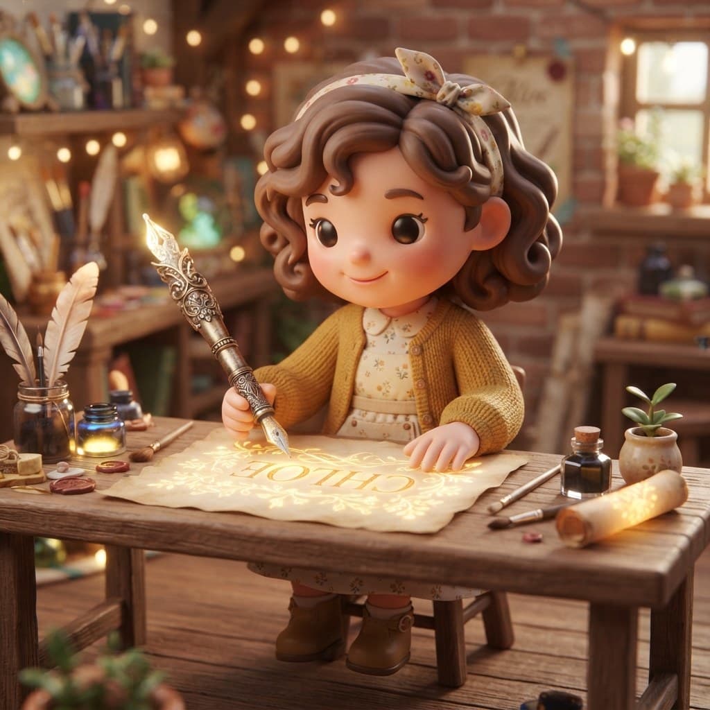 Chloe (The Medieval Calligraphy Wizard)