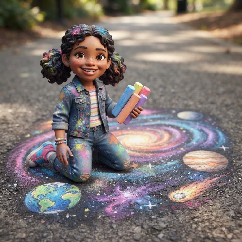 Chloe (The Sidewalk Chalk Muralist)