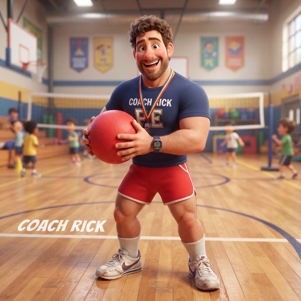 Coach Rick (Whistle-Obsessed PE Teacher)