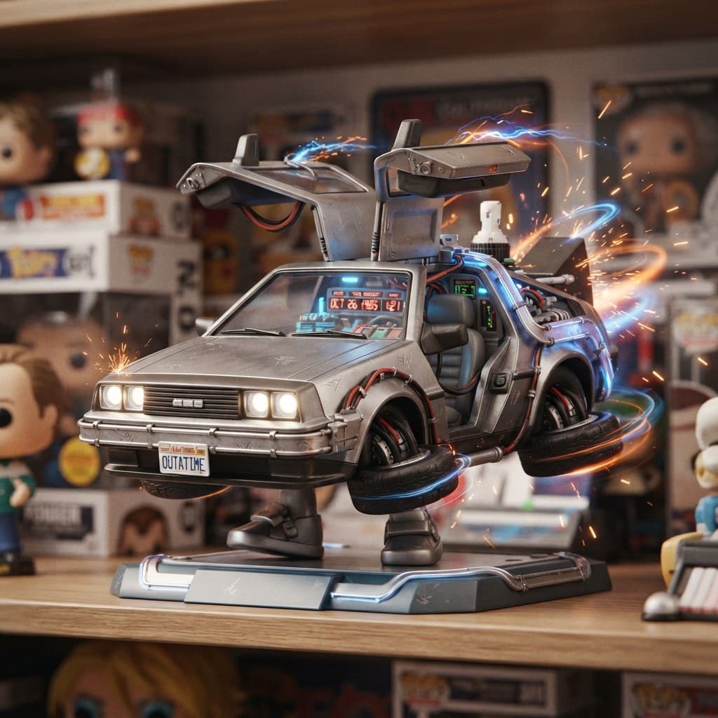The DeLorean DMC-12 Time Machine (88 MPH Flux Cruiser)