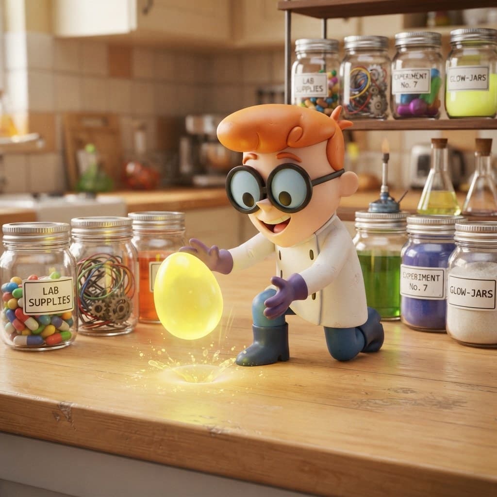 Dexter (The Bouncy Egg Kitchen Chemist)