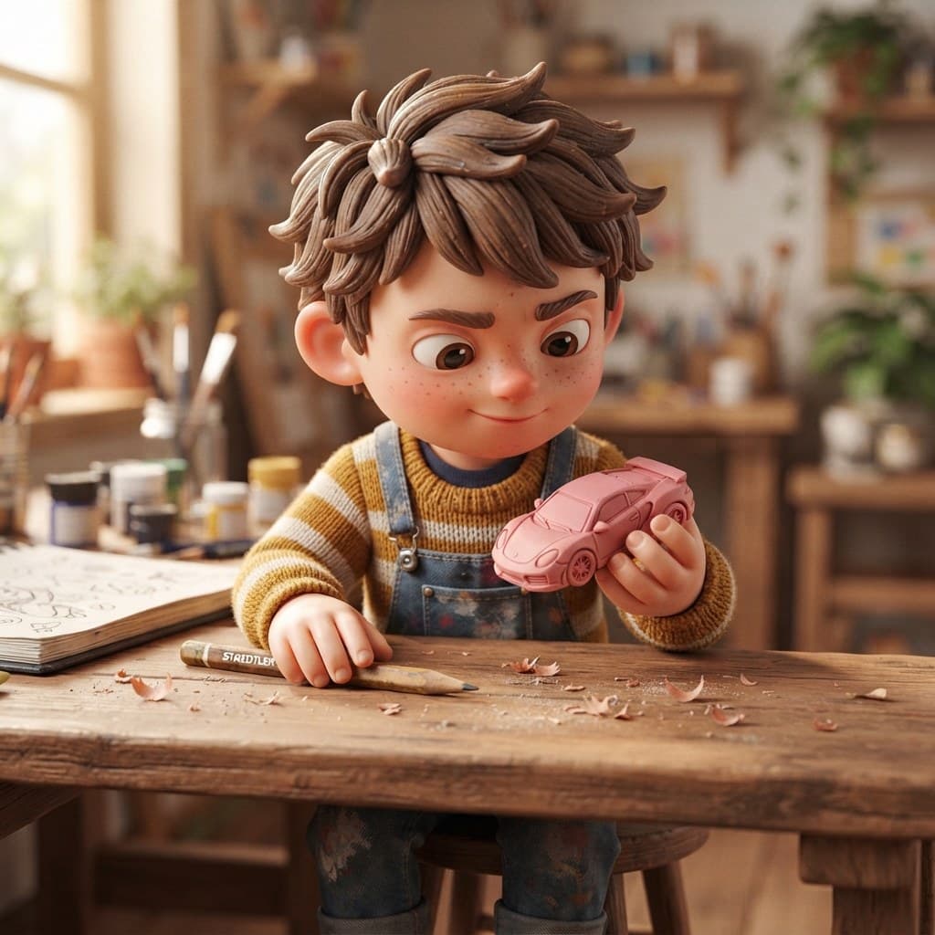 Finn (The Kneaded Eraser Sculptor)