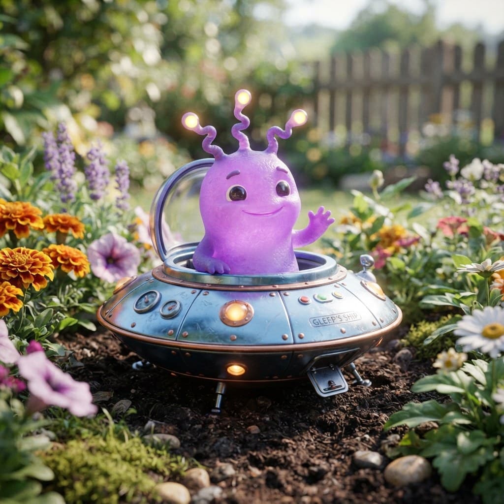 Gleep (The Backyard Flying Saucer Alien)