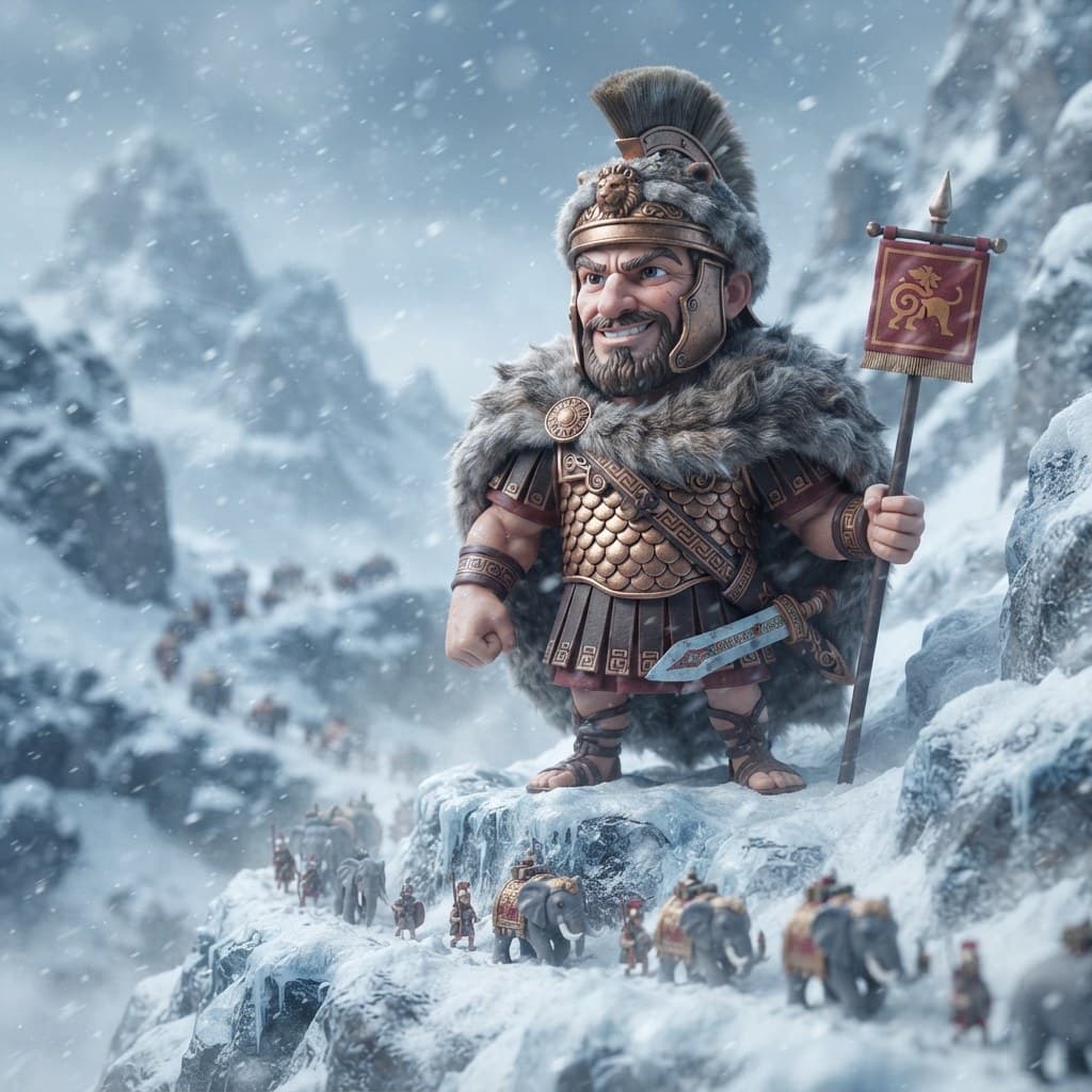 Hannibal Barca (The Alpine Elephant Strategist)