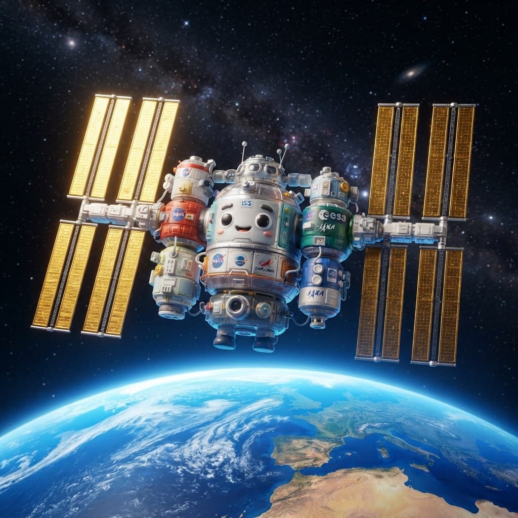 The International Space Station (The Orbital Peace Lab)