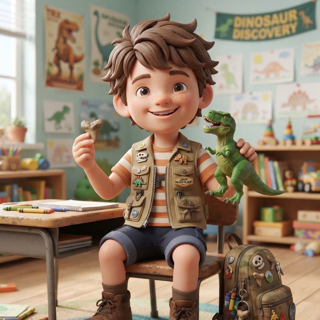 Leo (The 8-Year-Old Paleontologist)