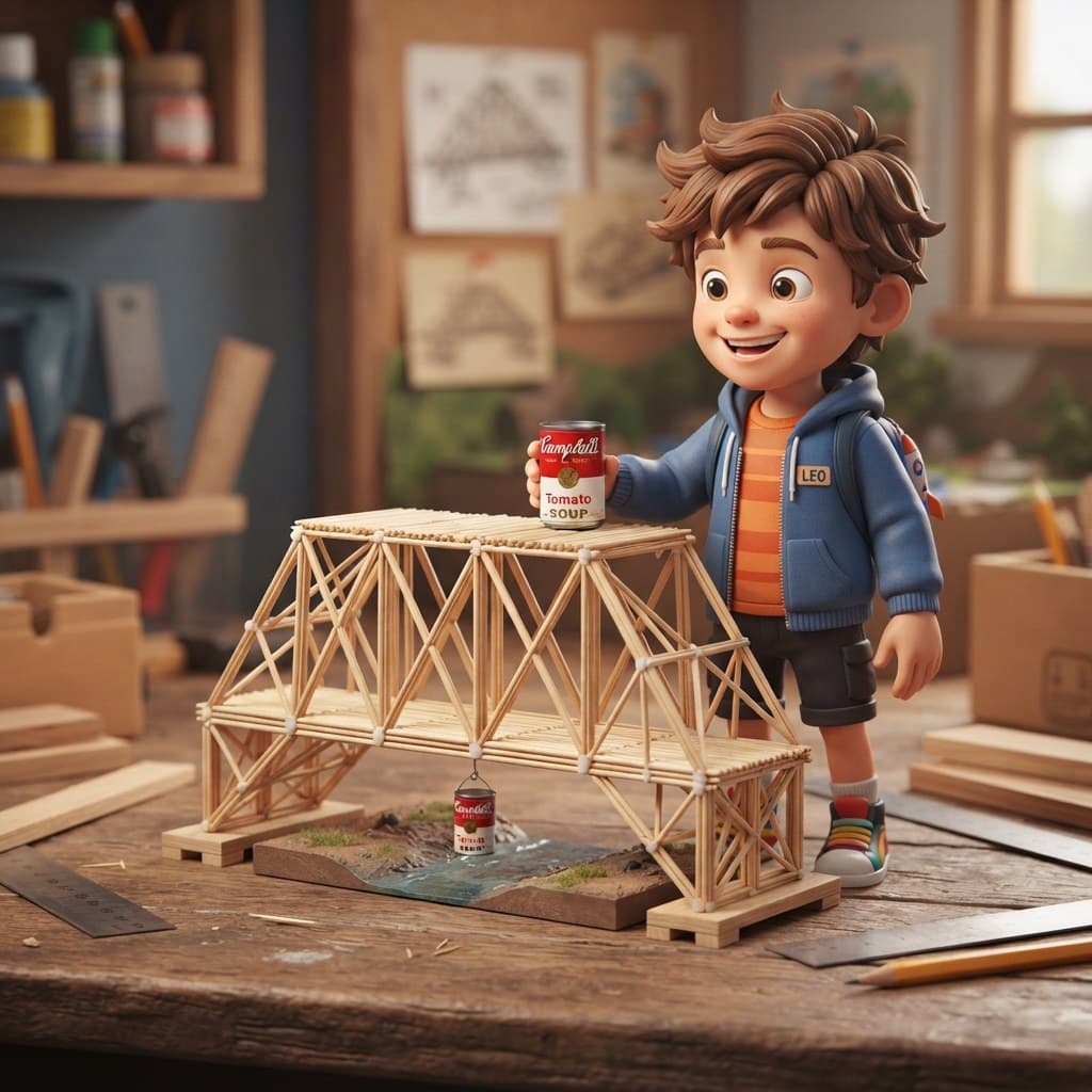 Leo (The Toothpick Bridge Architect)