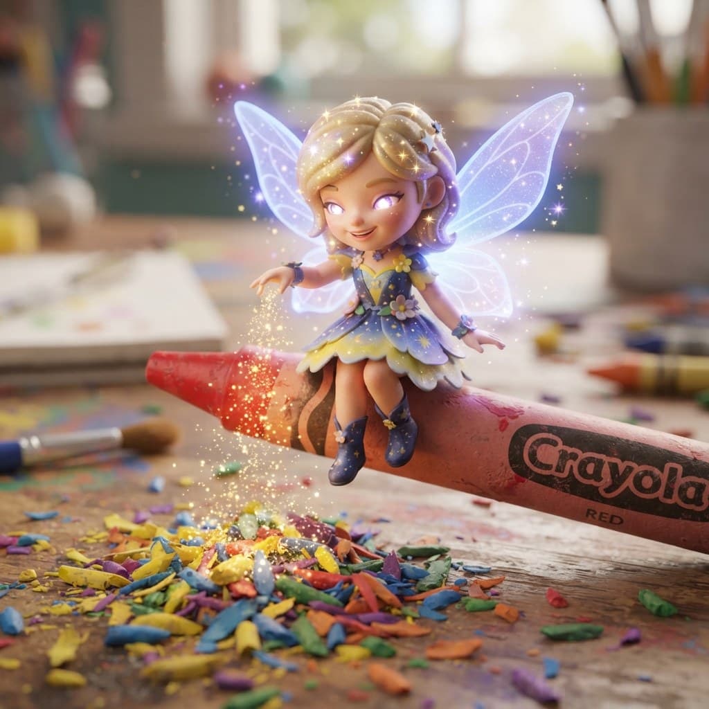 Luna (The Broken Crayon Starlight Fairy)