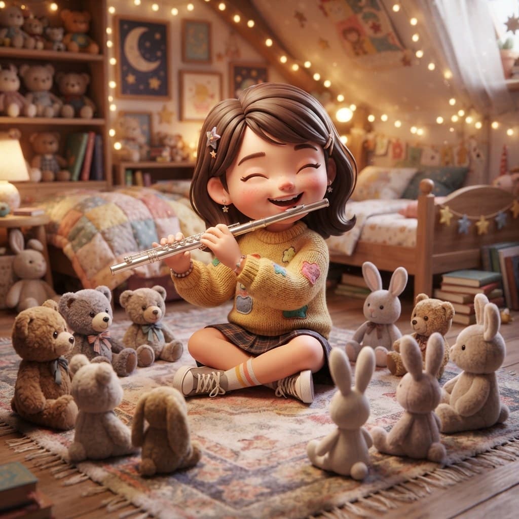 Luna (The Stuffed Animal Flutist)