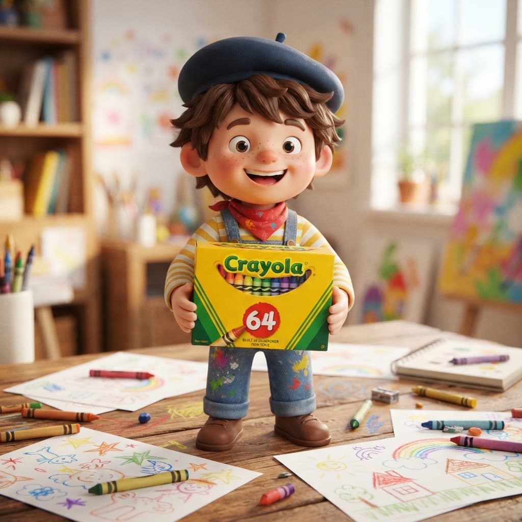 Maestro Pablo (The 64-Crayon Master)