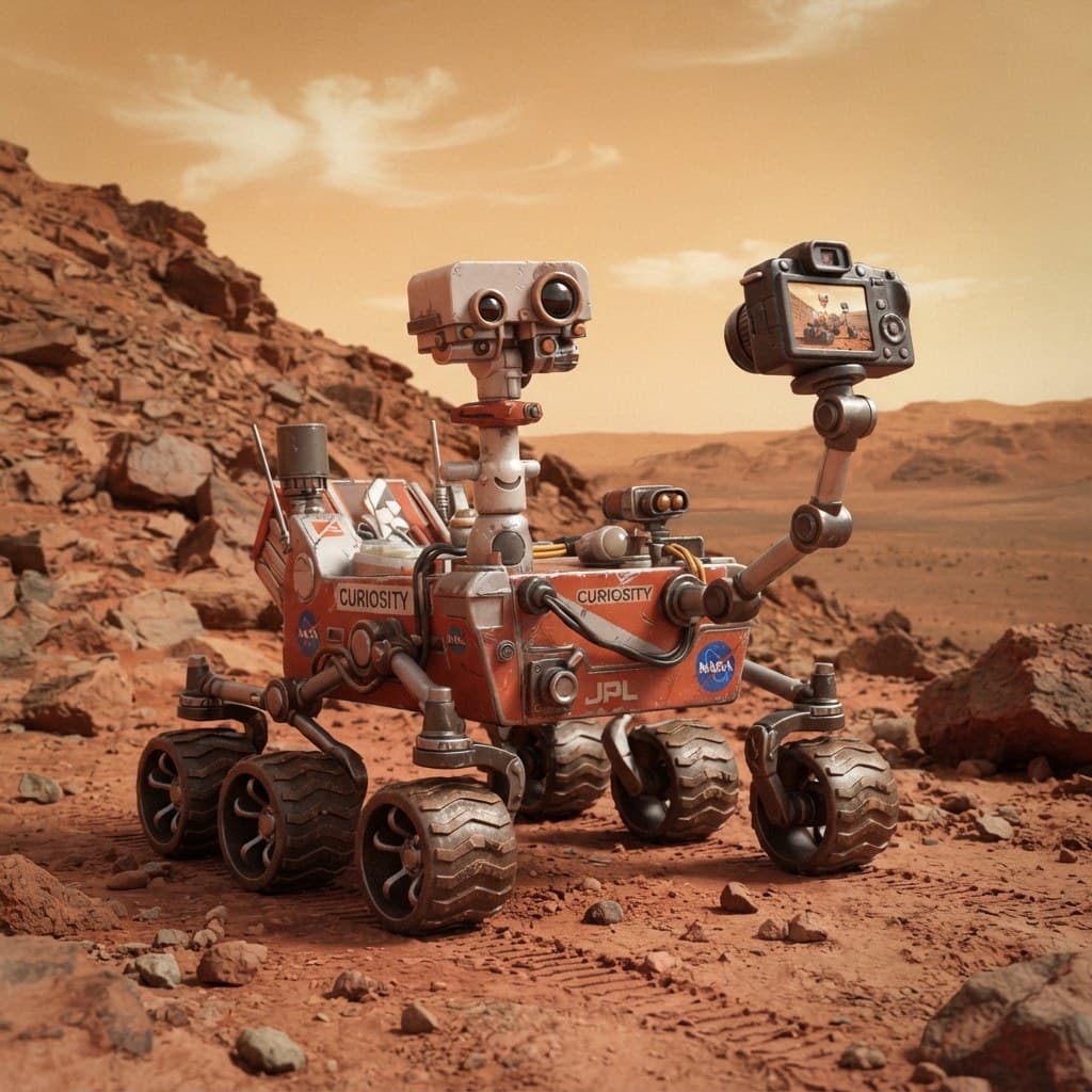 Mars Curiosity Rover (The Solitary Singing Robot)