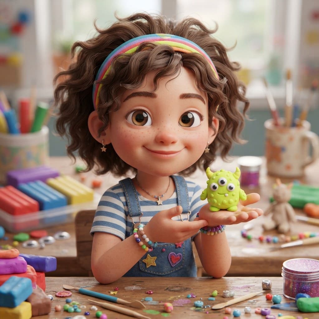 Maya (The Googly-Eyed Clay Sculptor)
