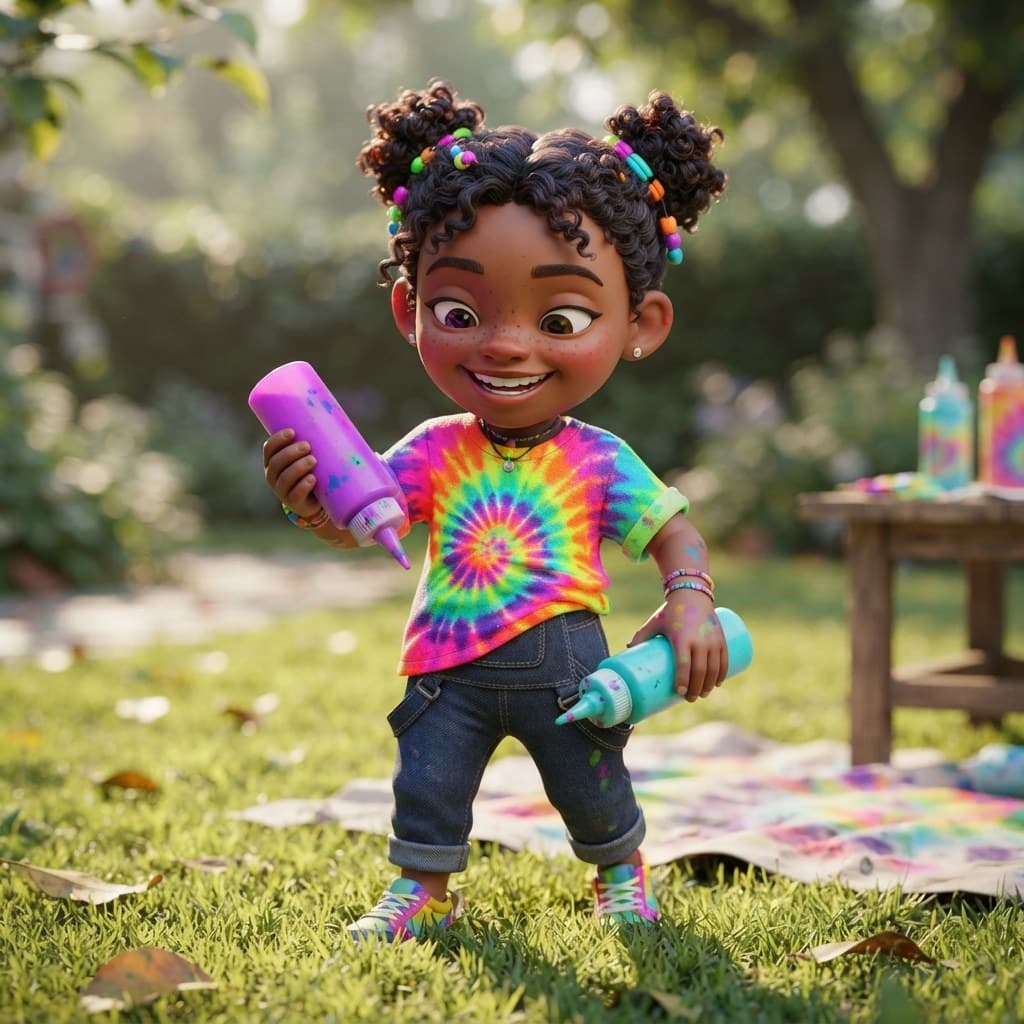 Maya (The Permanent Neon Tie-Dye Queen)