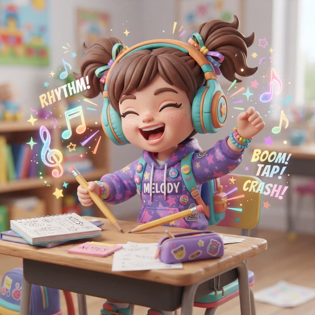 Melody (The Desk-Tapping Drum Virtuoso)