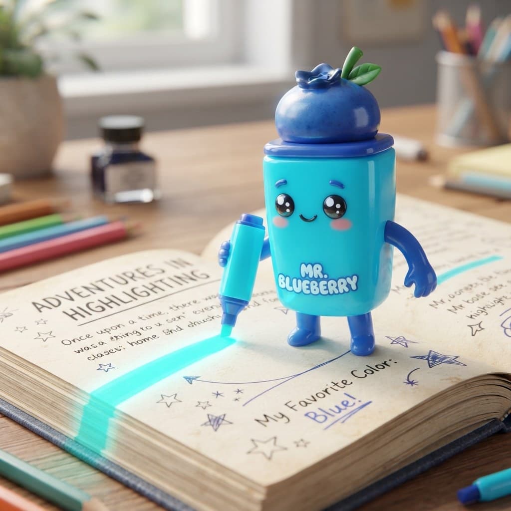 Mr. Blueberry (The Scented Neon Highlighter)