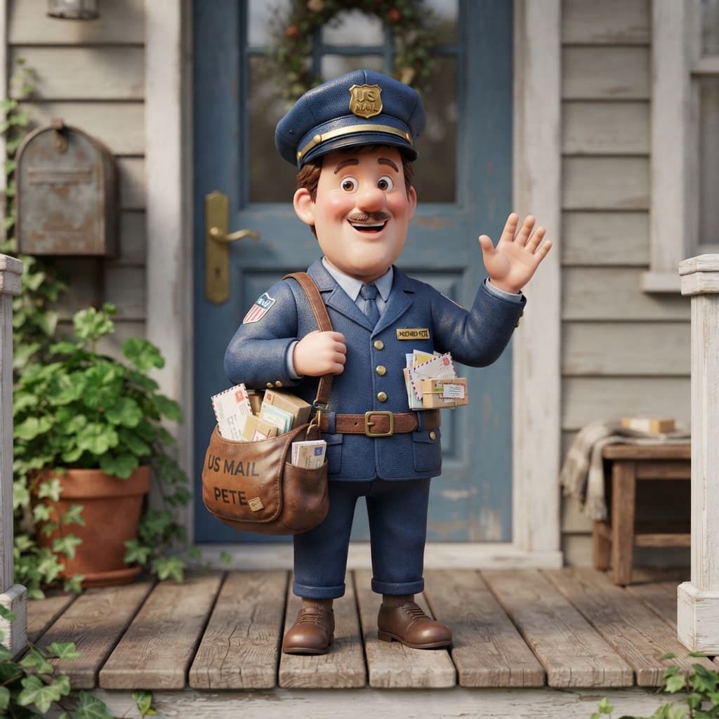 Postman Pete (The Mail Carrier & Dog Friend)