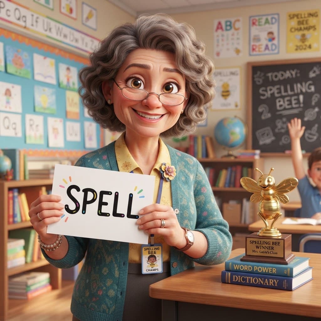 Mrs. Gable (The Spelling Bee Drill Sergeant)
