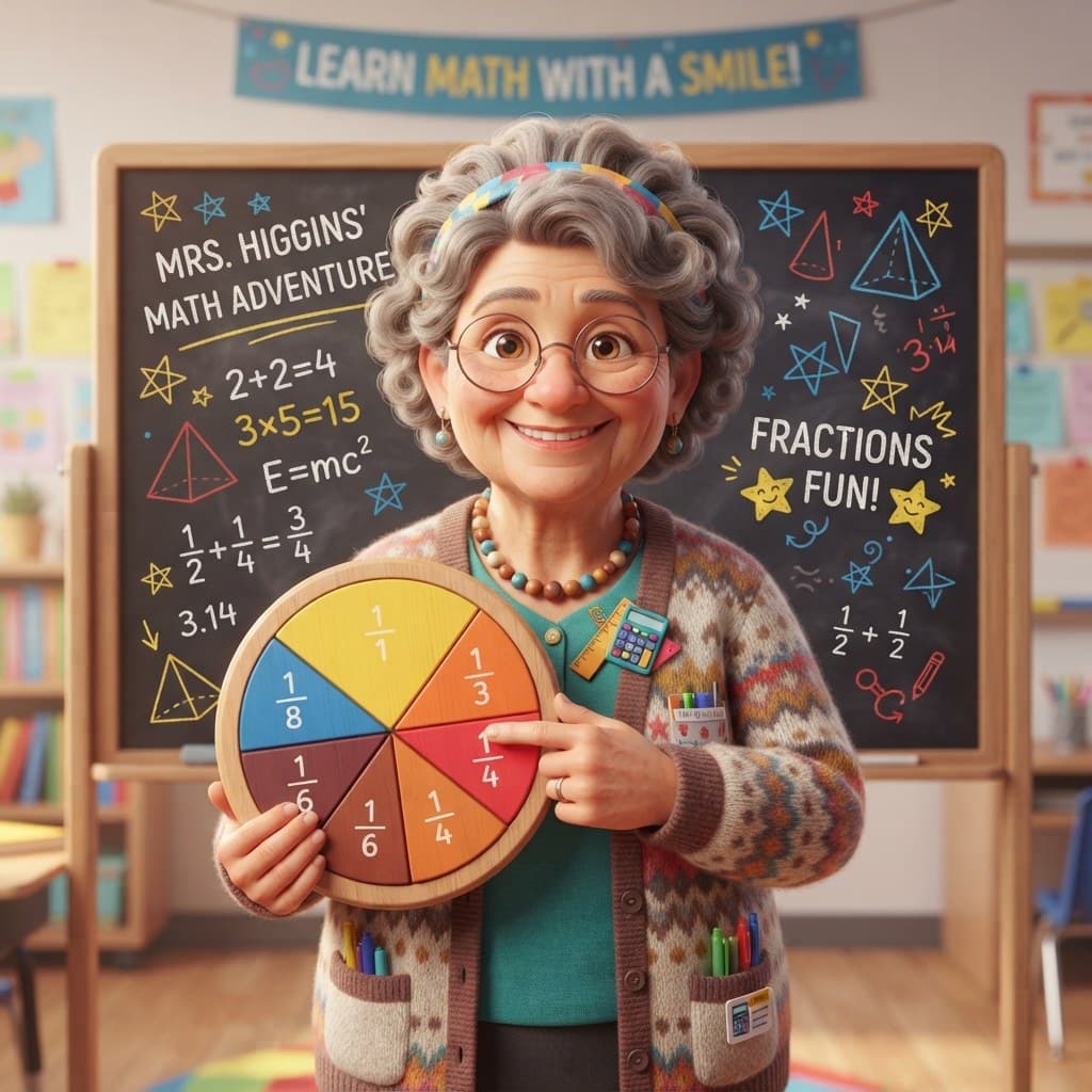 Mrs. Higgins (The Pizza Fraction Math Teacher)