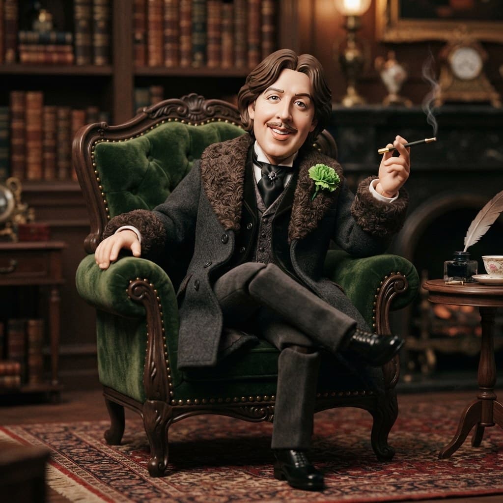 Oscar Wilde (The Sparkling Dandy of Aestheticism)