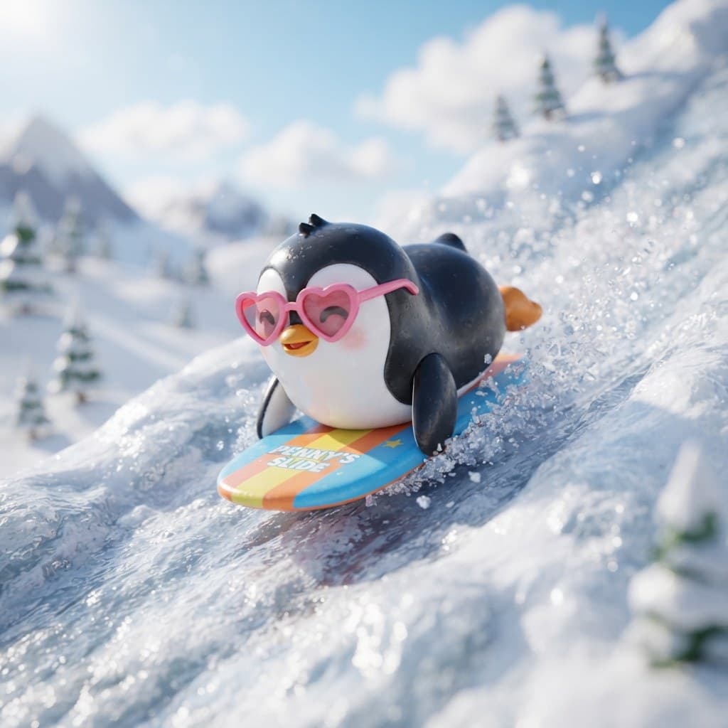 Penny (The Boogie-Boarding Penguin)