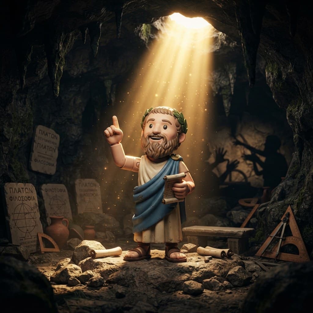 Plato (Philosopher of Forms & Cave Shadows)