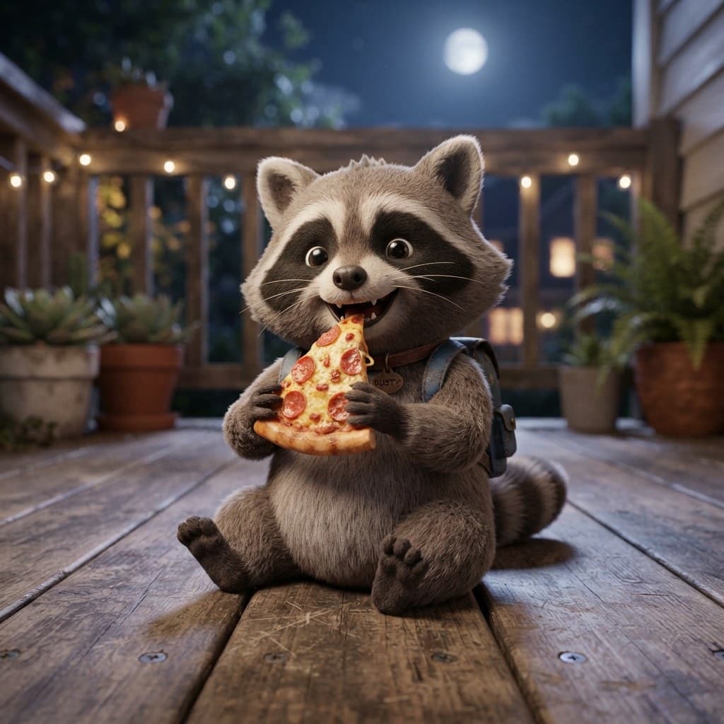 Rusty (The Trash Panda Pizza Burglar)