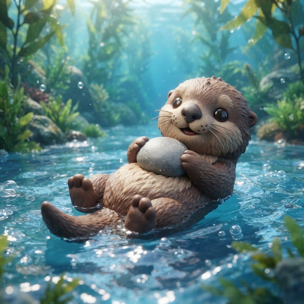 Sammy (The Pocket Rock Sea Otter)