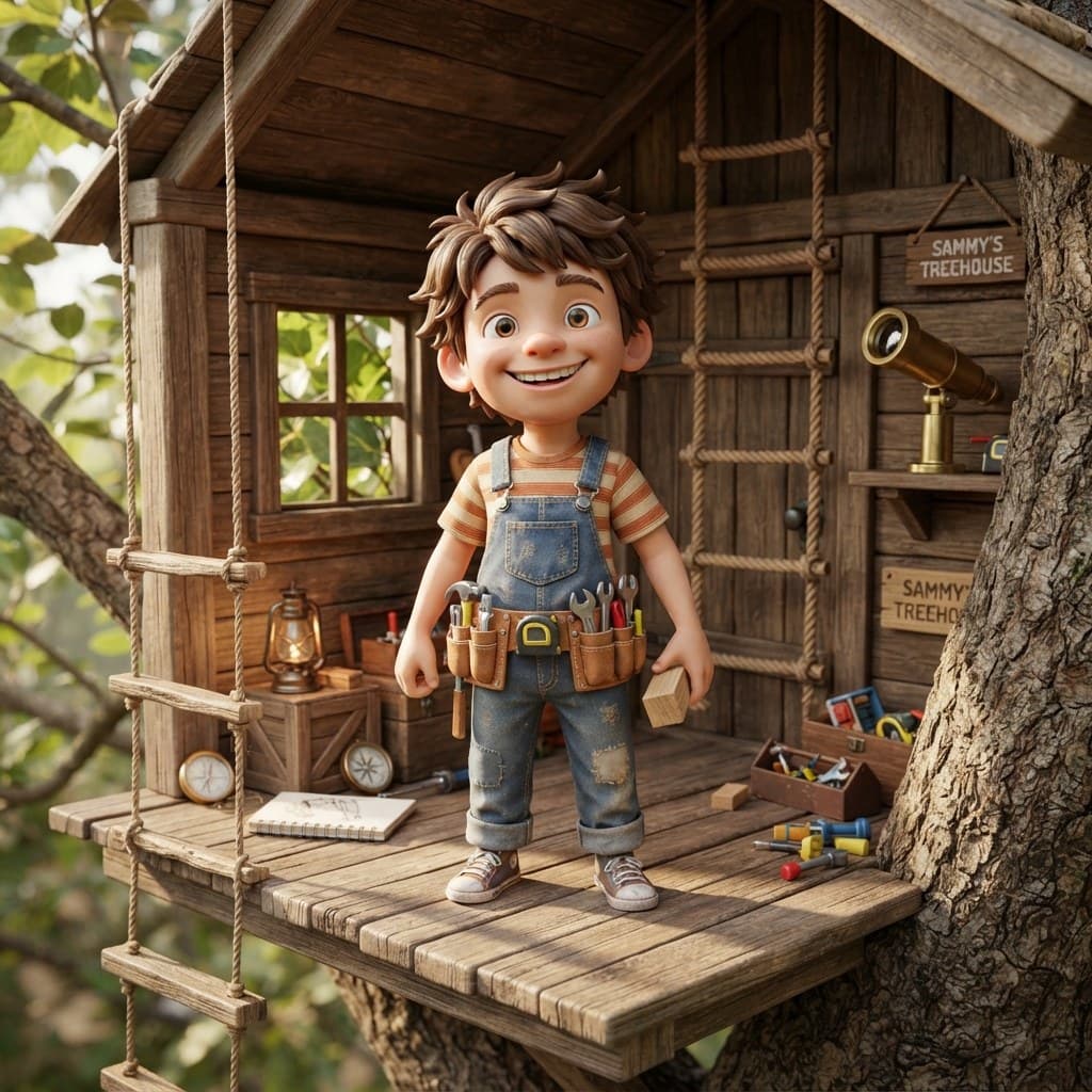 Sammy (The 10-Year-Old Treehouse Architect)