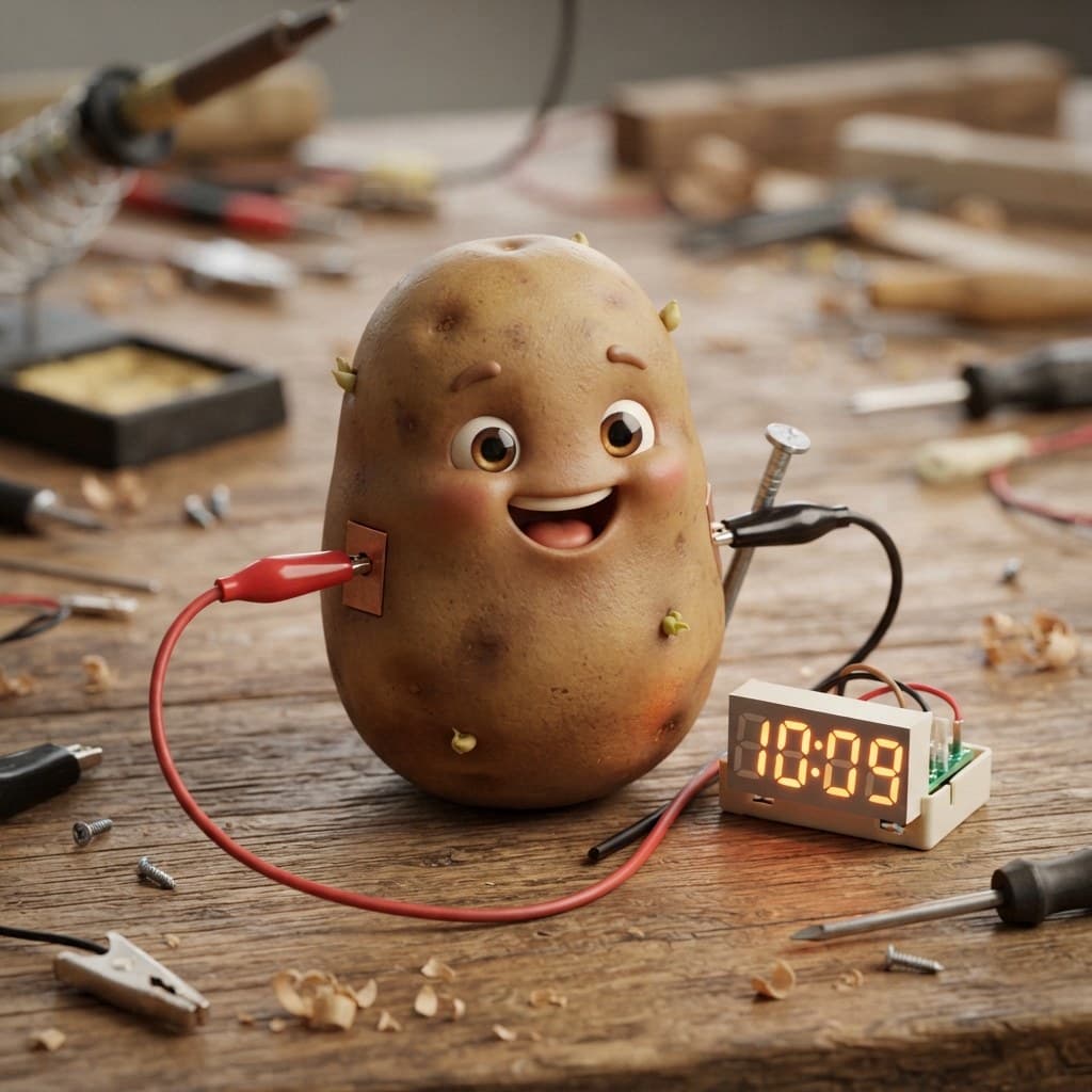 Sparky (The Potato Battery Circuit)