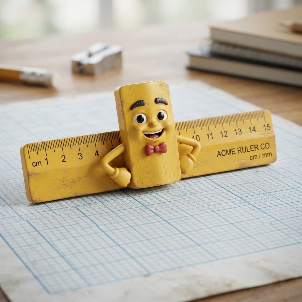 Woody (The 12-Inch Metric & Imperial Ruler)