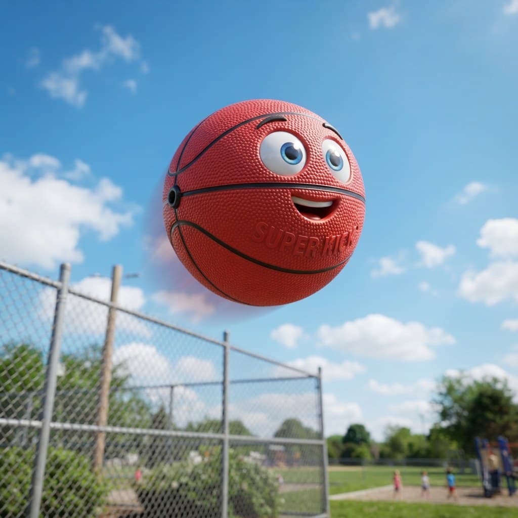 Red (The Fence-Jumping Kickball)