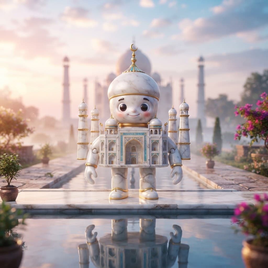 The Taj Mahal (The Marble Tear of Eternal Love)