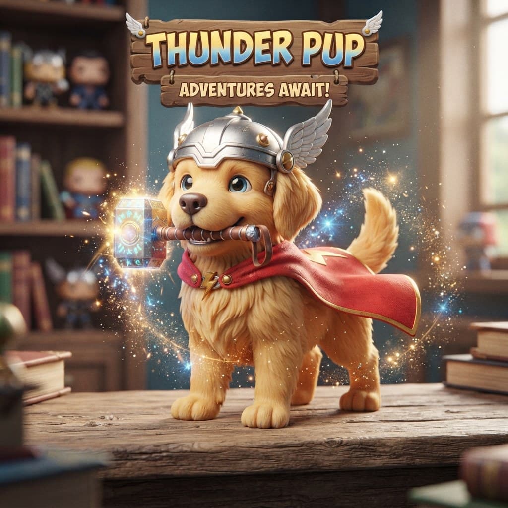 Thor (The Puppy-Sized Thunder God)